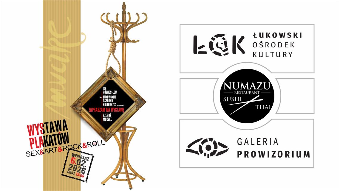 Gżegoża Muczke. Wystawa autora plakatu WOŚP w Galerii PROwizorium /6.02.26