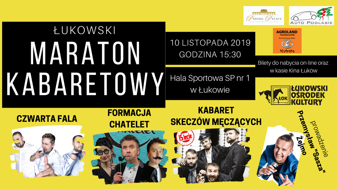 I Łukowski Maraton Kabaretowy /10 listopada 2019
