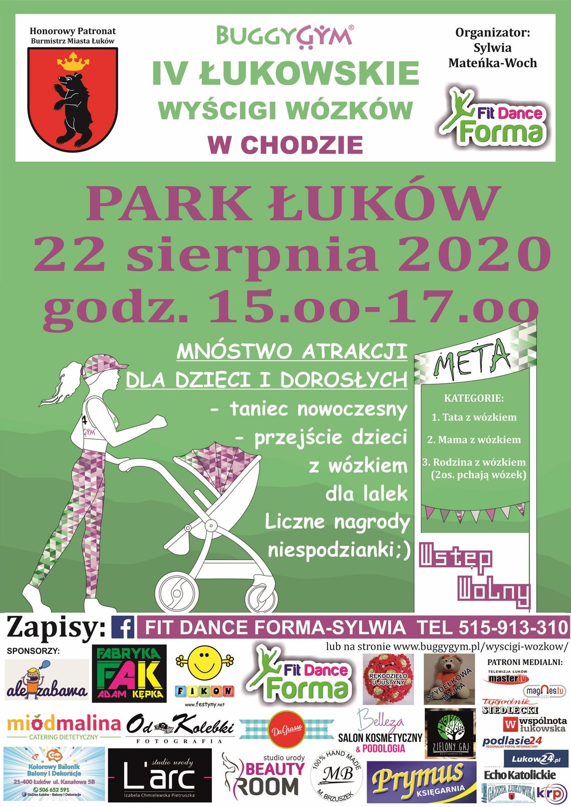 IV Łukowskie Wyścigi Wózków w CHODZIE Buggy Gym /22 sierpnia 2020