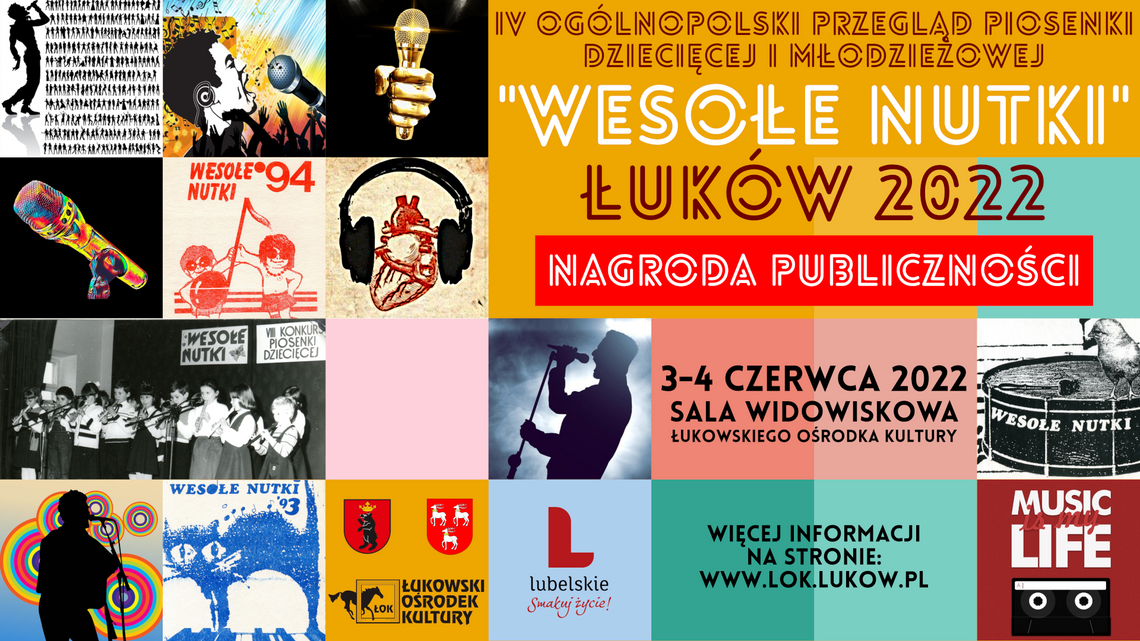 IV Ogólnopolski Przegląd Piosenki Dziecięcej i Młodzieżowej „Wesołe Nutki” Łuków 2022 [NAGRODA PUBLICZNOŚCI]