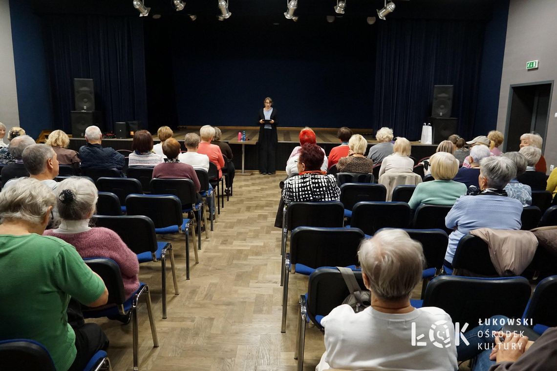 Jak radzić sobie ze stresem? Spotkanie z psychologiem w ŁUTW [FOTO]