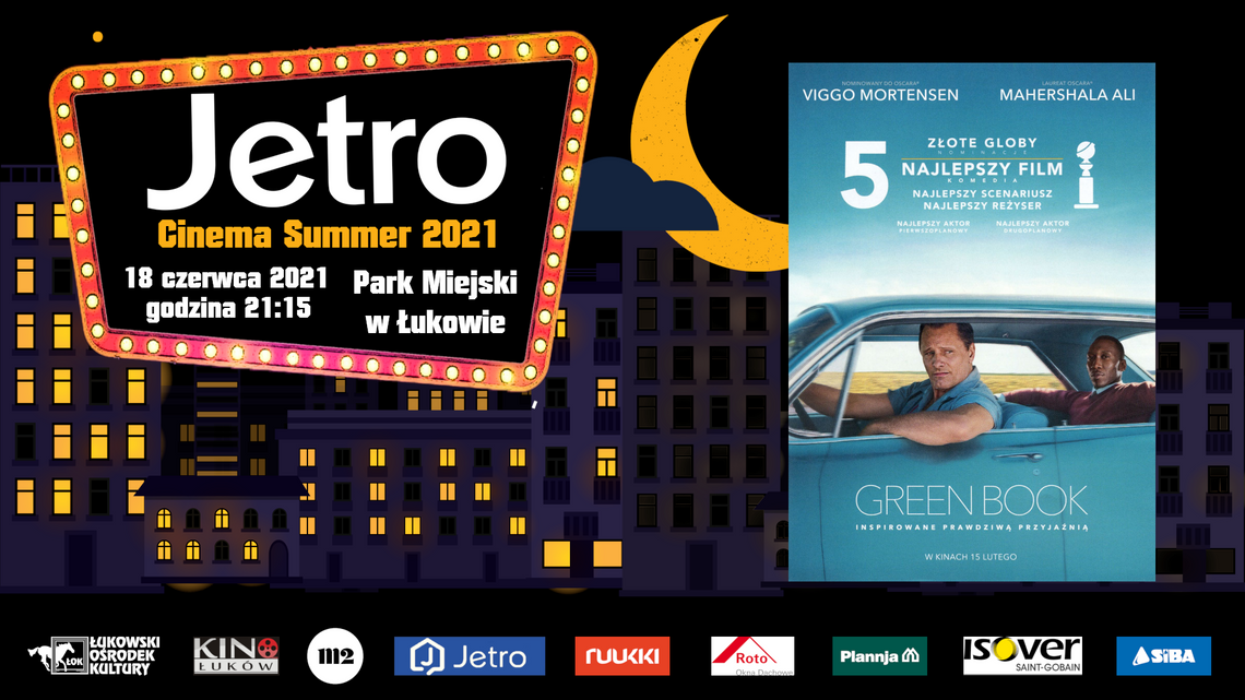 Jetro Cinema Summer 2021: Green Book /18 czerwca 2021