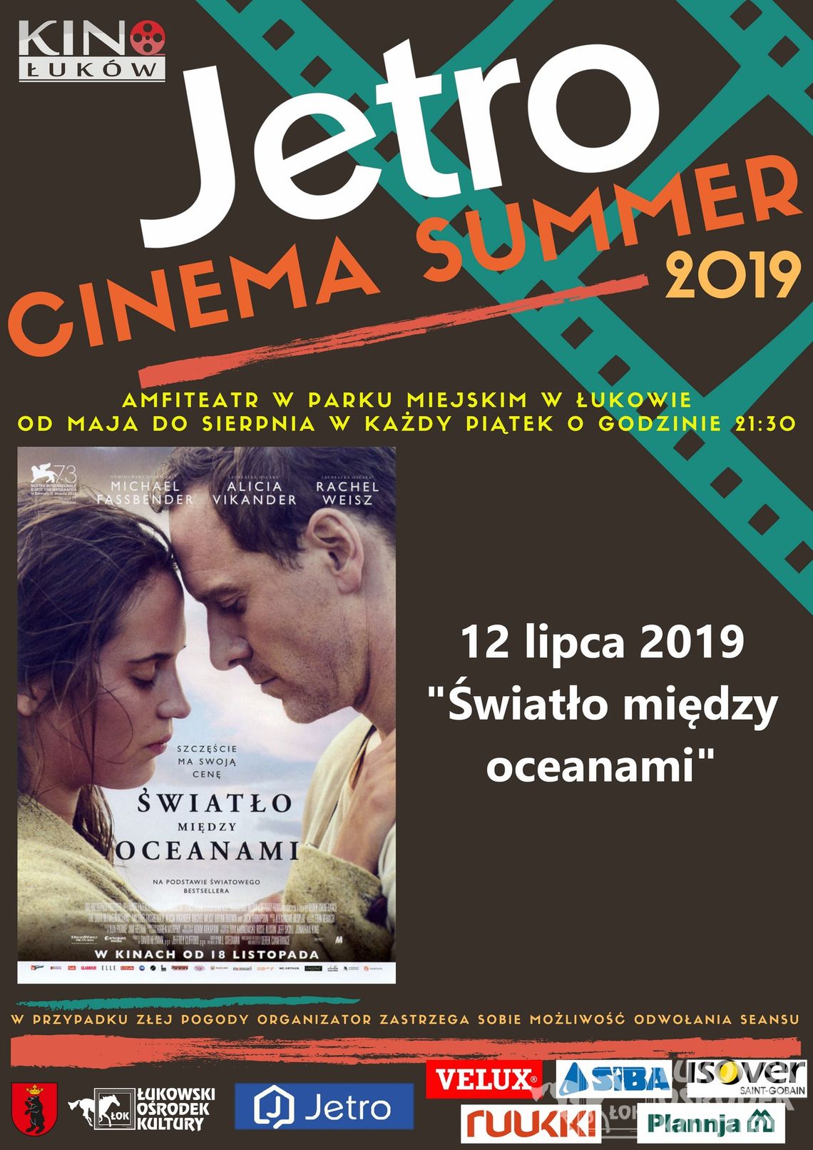 JETRO CINEMA SUMMER - „Światło między oceanami” /12 lipca 2019
