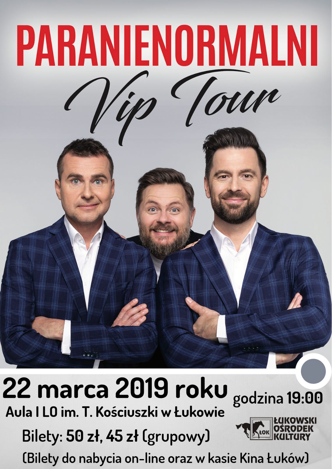 Kabaret Paranienormalni w Łukowie już 22 marca 2019 roku!