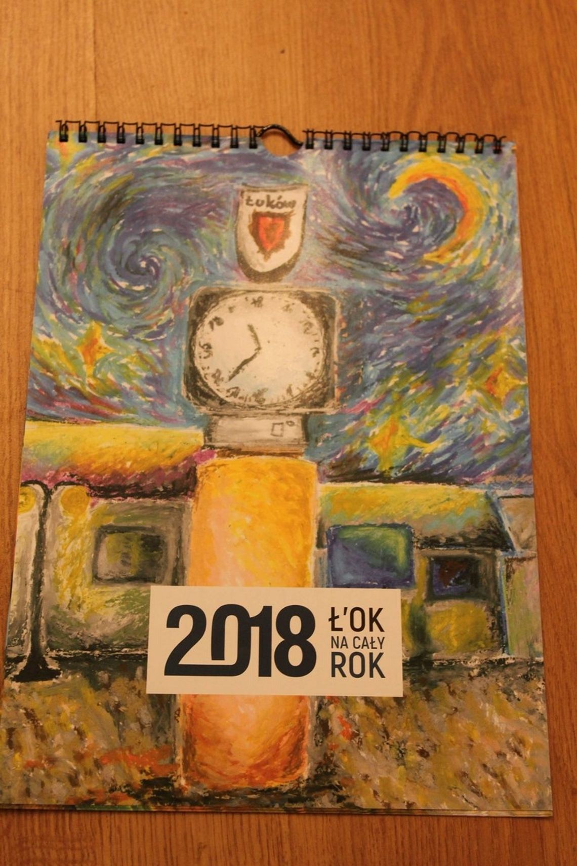 Kalendarz „2018 Ł'OK na cały rok” do kupienia w kawiarni Kina Łuków