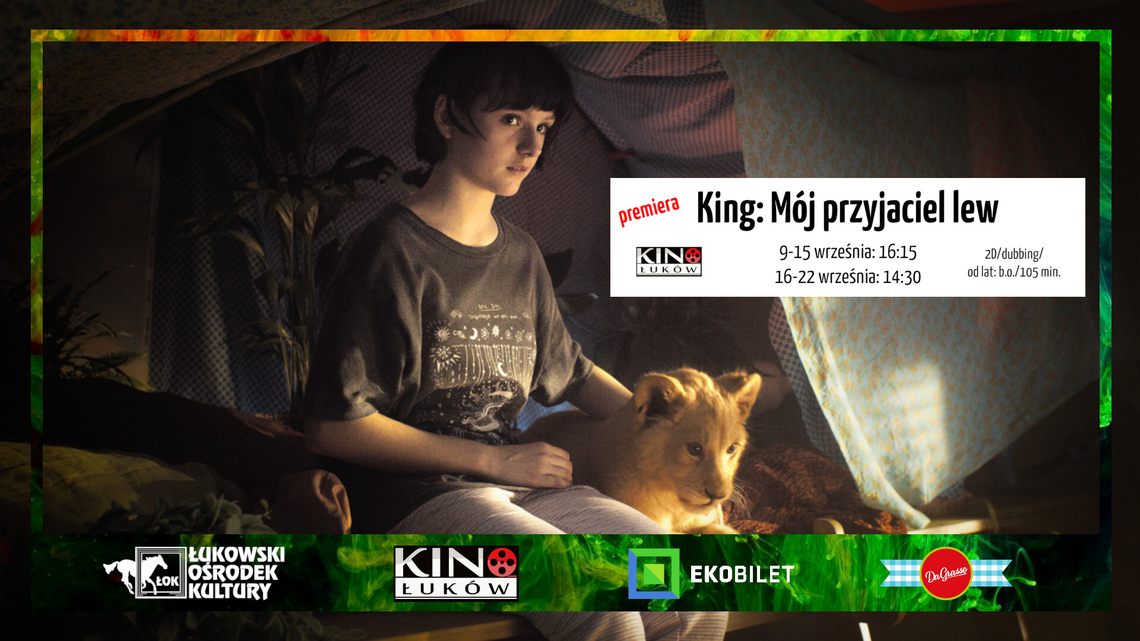 "King: Mój przyjaciel lew" w Kinie Łuków /od 9 września 2022 PREMIERA