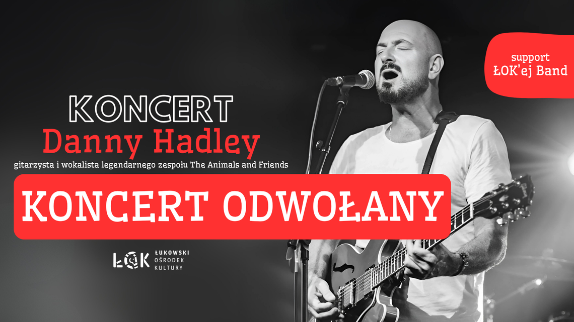 Koncert Danny'ego Handleya z The Animals and Friends ODWOŁANY/2.10.25