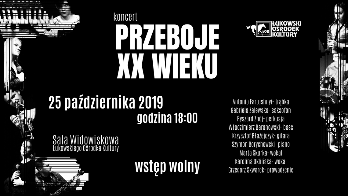 Koncert "Przeboje XX wieku" w ŁOK /25 października 2019