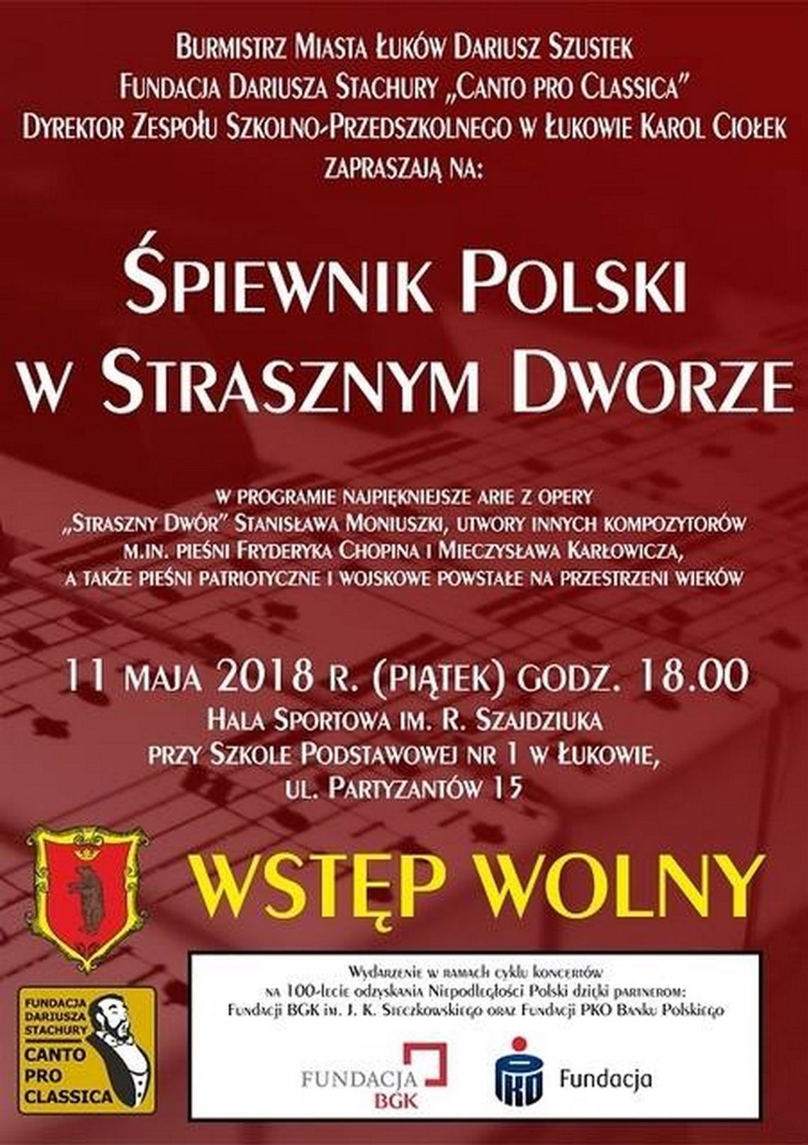 Koncert „Śpiewnik polski w Strasznym dworze”