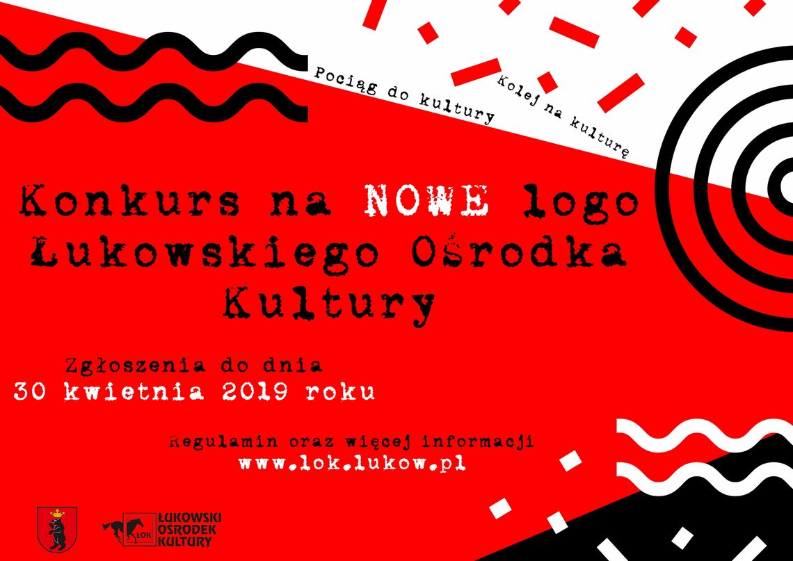 Konkurs na NOWE logo Łukowskiego Ośrodka Kultury /zgłoszenia do 30 kwietnia 2019