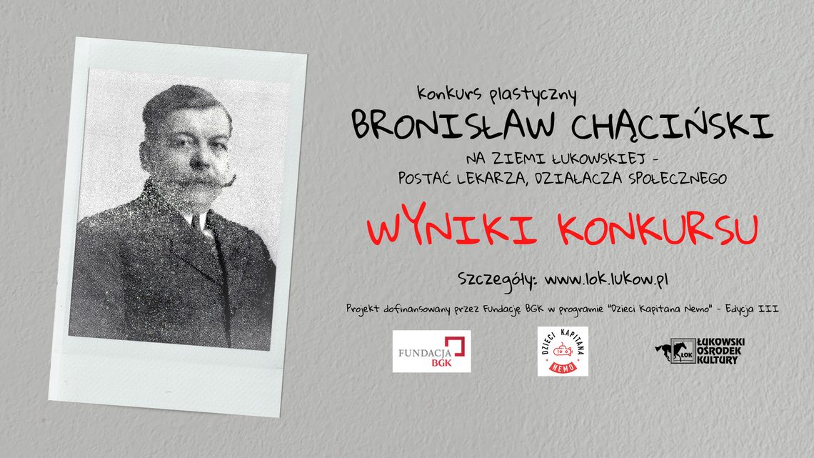 Konkurs poświęcony Bronisławowi Chącińskiemu. Sprawdź wyniki.
