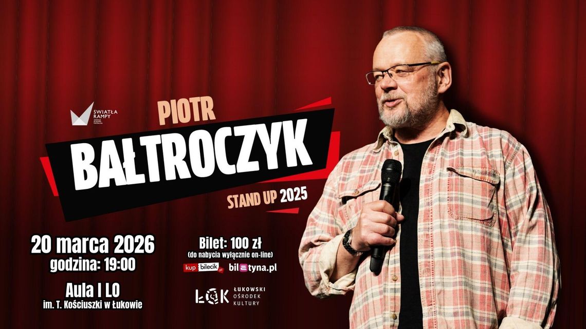 Legendarny Piotr Bałtroczyk w Łukowie /20.03.26 Legendarny Piotr Bałtroczyk w Łukowie /20.03.26