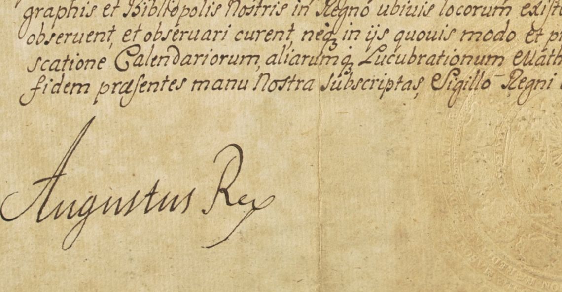 LitERAcka era dostępności [Dokumenty króla Augusta II trafią do Biblioteki Narodowej] Artykuł 40.