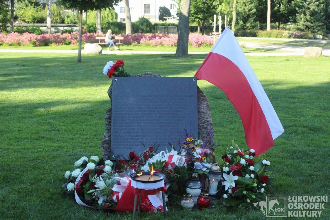 Łukowskie obchody 76. rocznicy wybuchu Powstania Warszawskiego [FOTO]