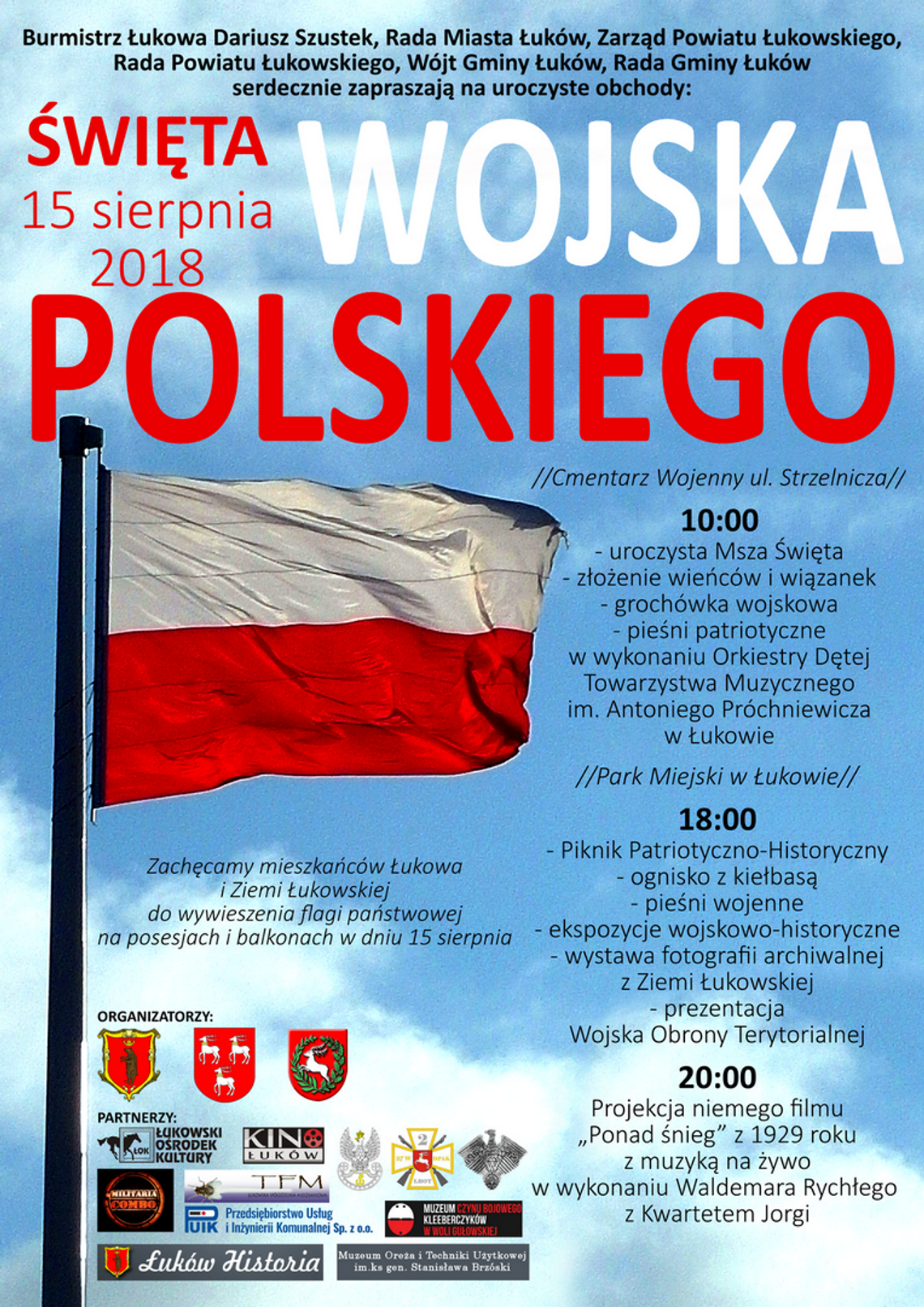 Łukowskie Obchody Święta Wojska Polskiego// 15 sierpnia 2018