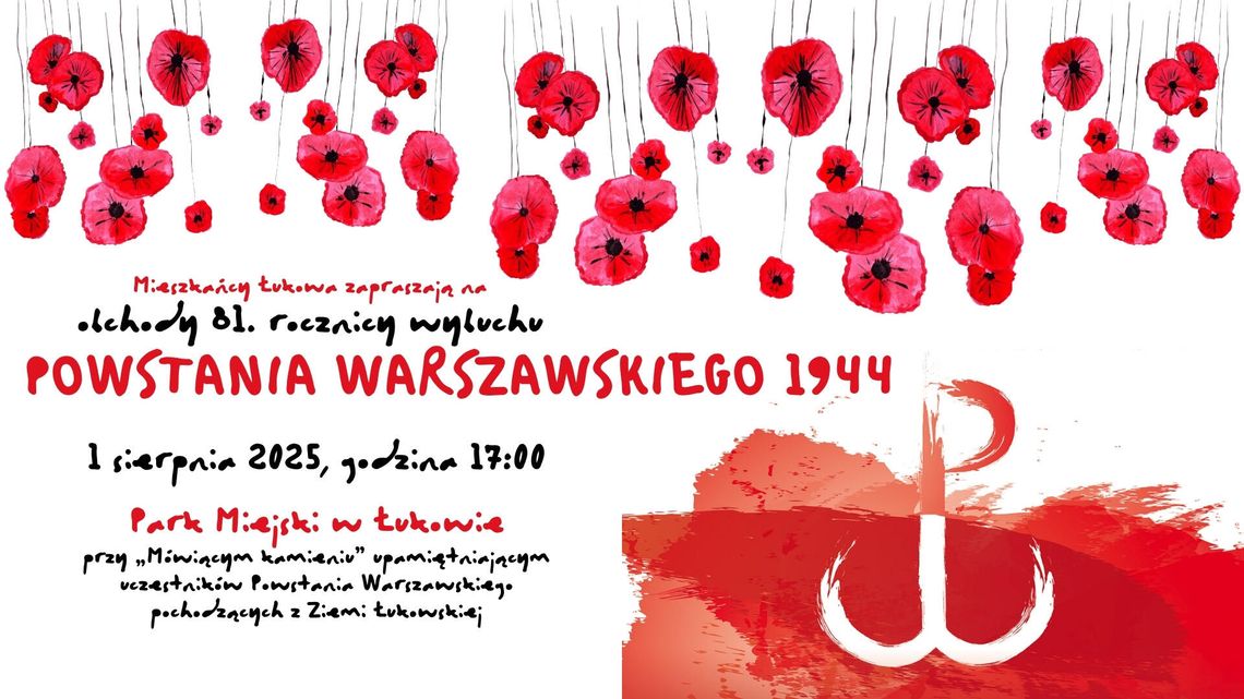 Łukowskie spotkanie upamiętniające 81. rocznicę wybuchu Powstania Warszawskiego /1.08.25 Łukowskie spotkanie upamiętniające 81. rocznicę wybuchu Powstania Warszawskiego /1.08.25