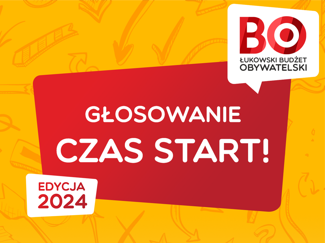 Miasto Łuków: BO 2024: Ruszyło głosowanie!