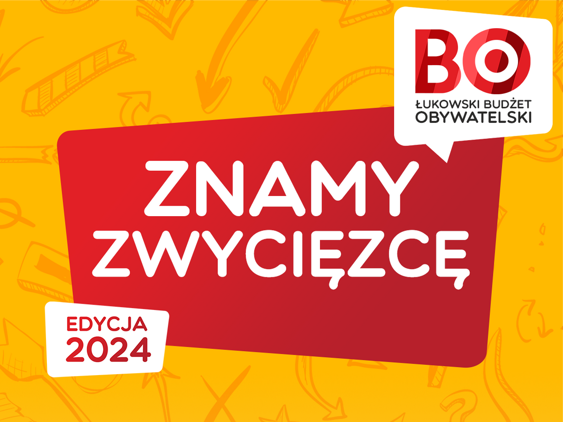 Miasto Łuków: BO 2024: znamy zwycięzcę głosowania!