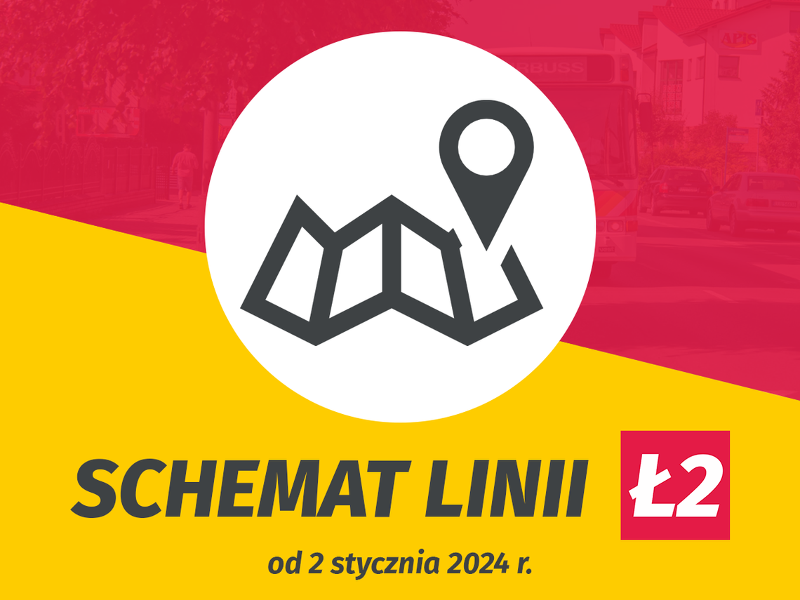 Miasto Łuków: Ł2: nowy schemat linii komunikacji miejskiej