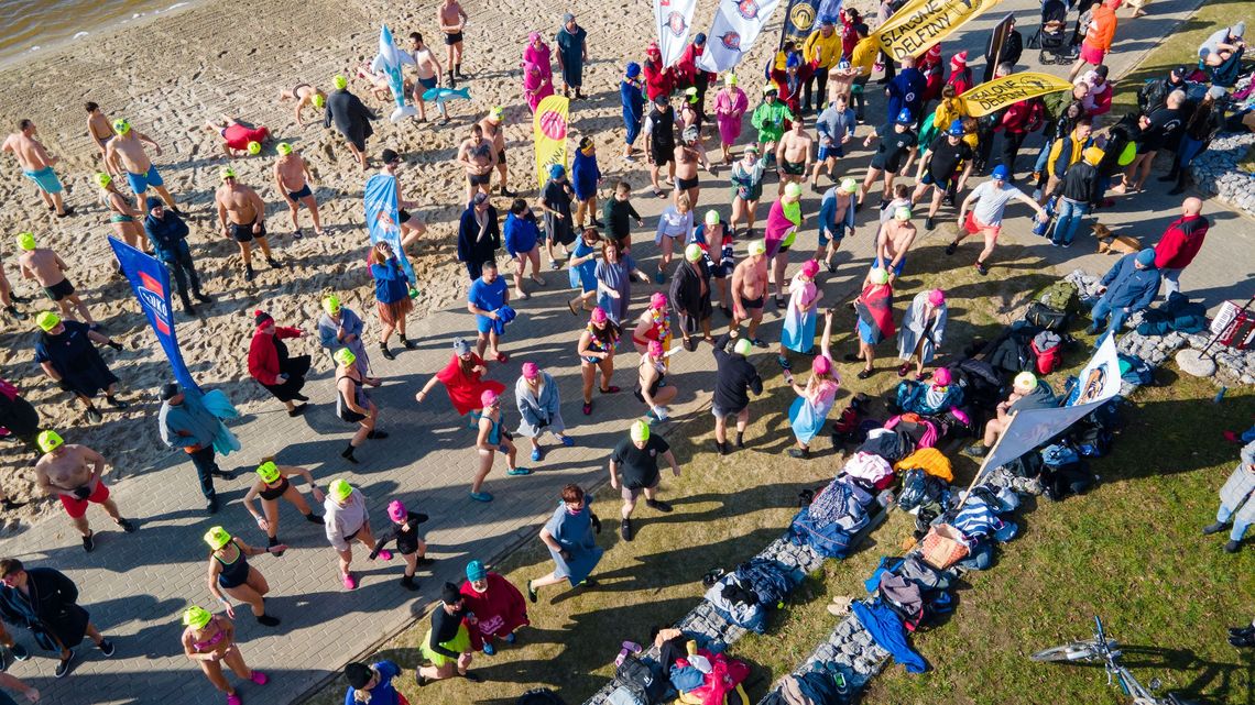 Miasto Łuków: Ponad 200 osób na zlocie morsów! [FOTO]