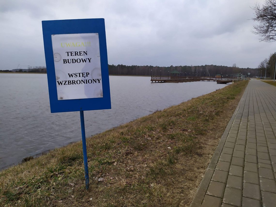Miasto Łuków: #ZalewPoczeka - Zimna Woda to wciąż teren budowy