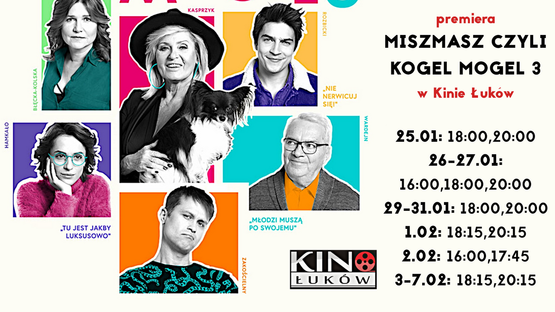 "Miszmasz, czyli Kogel Mogel 3" w Kinie Łuków /od 25 stycznia 2019 /premiera