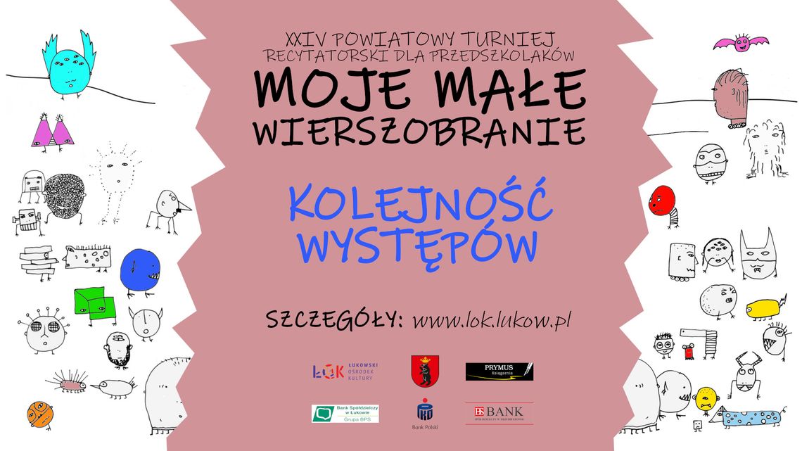 Moje Małe Wierszobranie 2024- KOLEJNOŚĆ WYSTĘPÓW