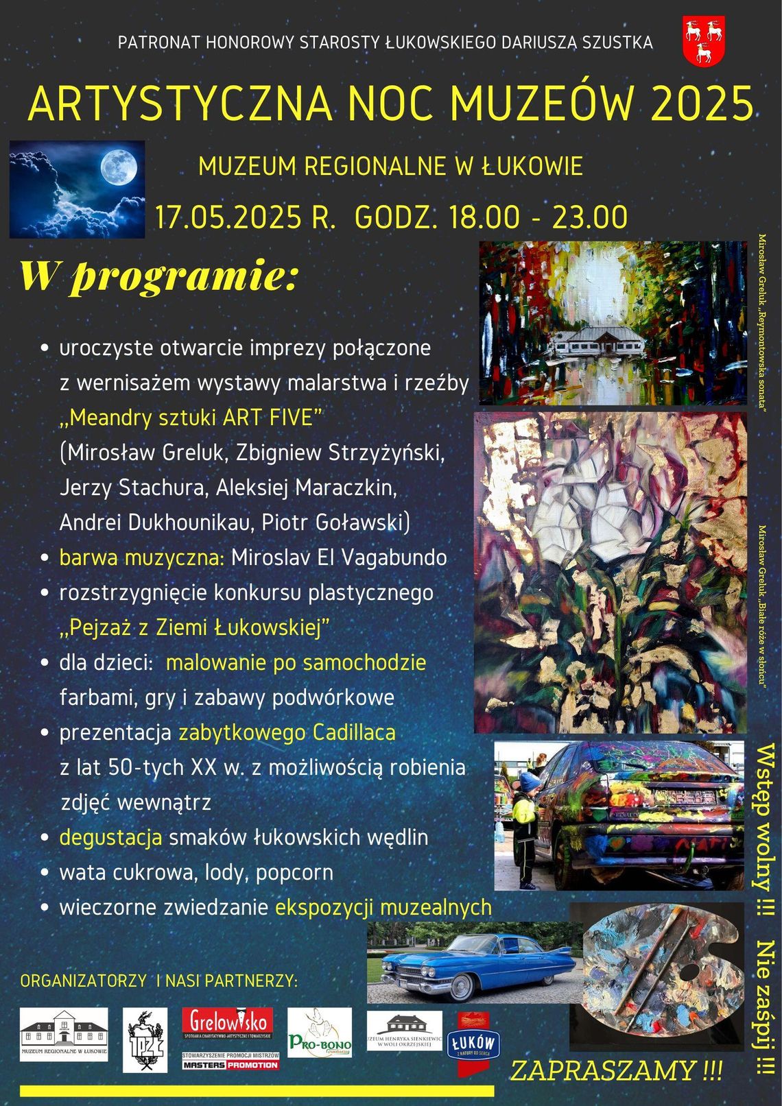 Muzeum Regionalne: Artystyczna Noc Muzeów 2025 /17.05.25 Muzeum Regionalne: Artystyczna Noc Muzeów 2025 /17.05.25