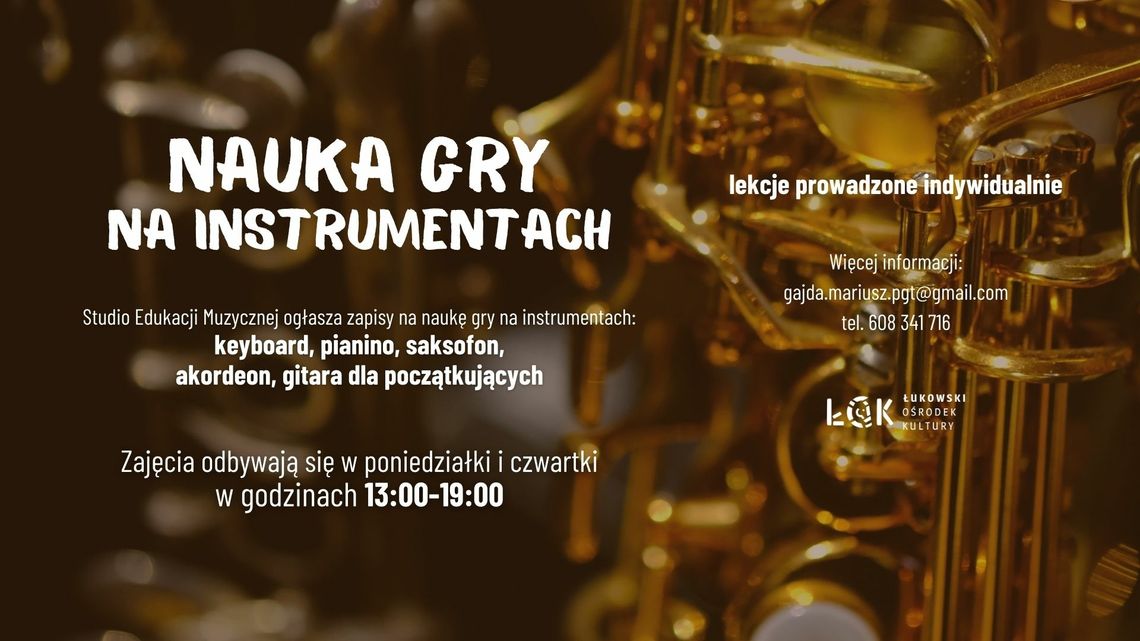 Nauka gry na instrumentach 23/24