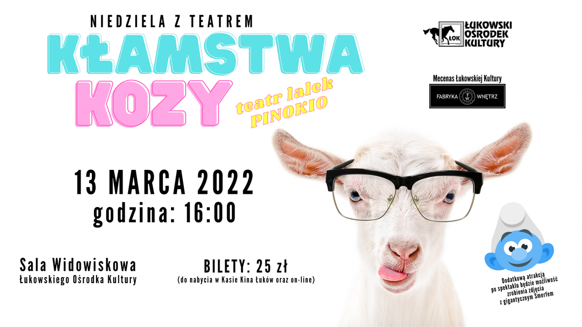 Niedziela z teatrem: Kłamstwa Kozy /13 marca 2022