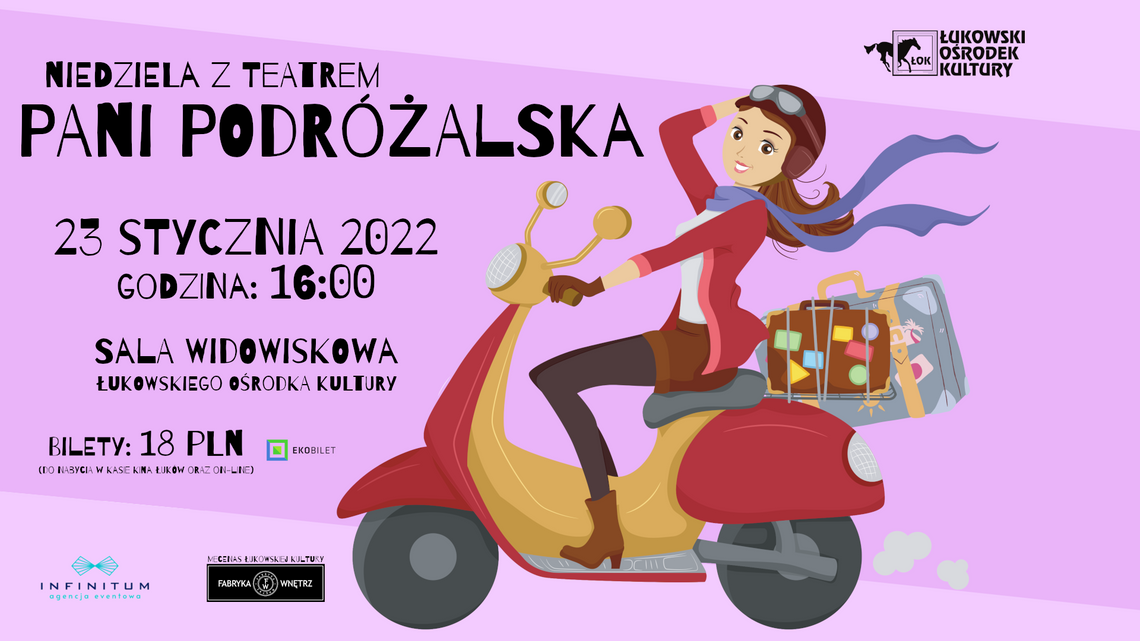 Niedziela z teatrem: „Pani Podróżalska” /23 stycznia 2022