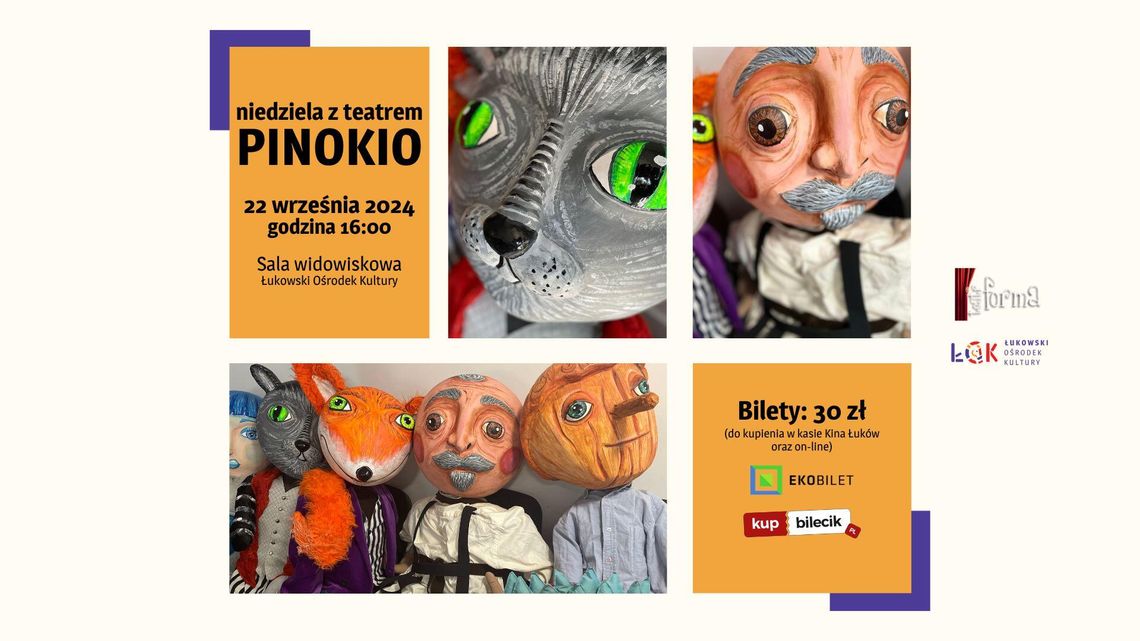 Niedziela z teatrem: Pinokio /22.09.24