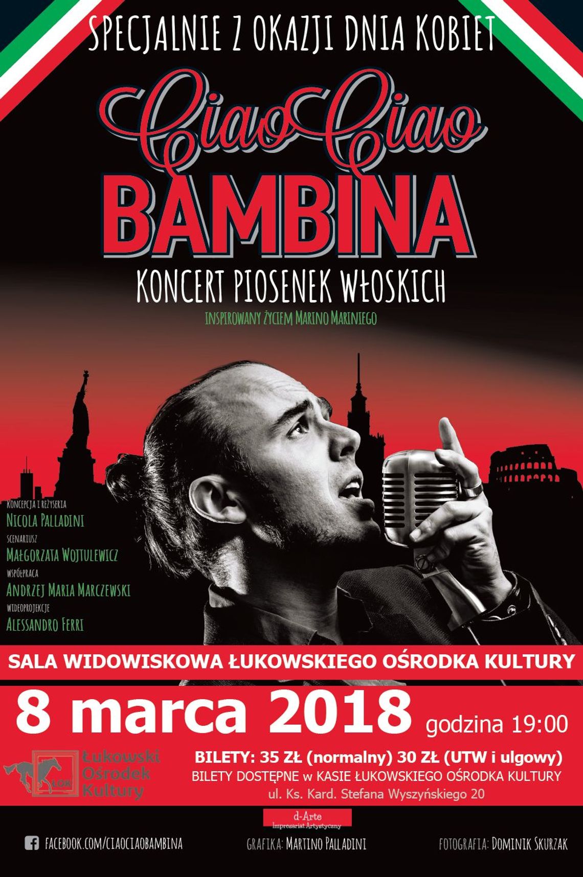 Ostanie bilety na koncert piosenek włoskich „Ciao Ciao Bambina” w Łukowskim Ośrodku Kultury [FILM]