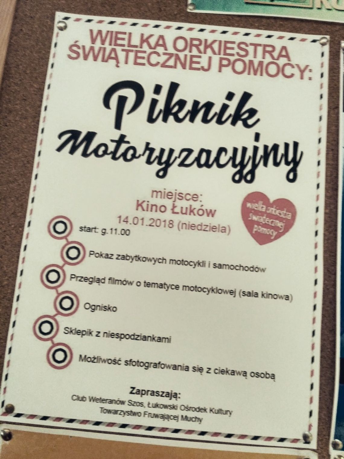 „Piknik Motoryzacyjny” w ramach 26. Finału WOŚP w ŁOK