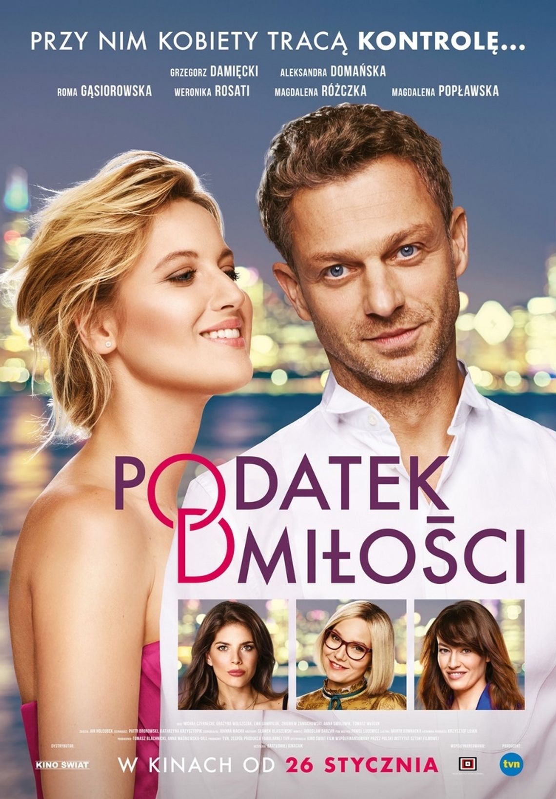 Polska komedia romantyczna „Podatek od miłości” w Kinie Łuków