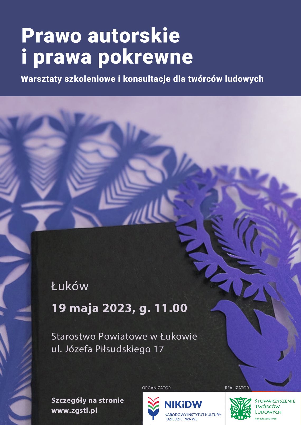 Powiat Łukowski: Bezpłatne szkolenie w Starostwie Powiatowym w Łukowie dla twórców ludowych