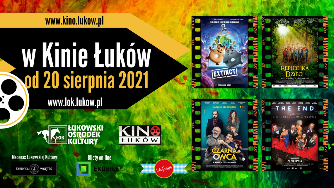 Propozycje Kina Łuków /20-26 sierpnia 2021