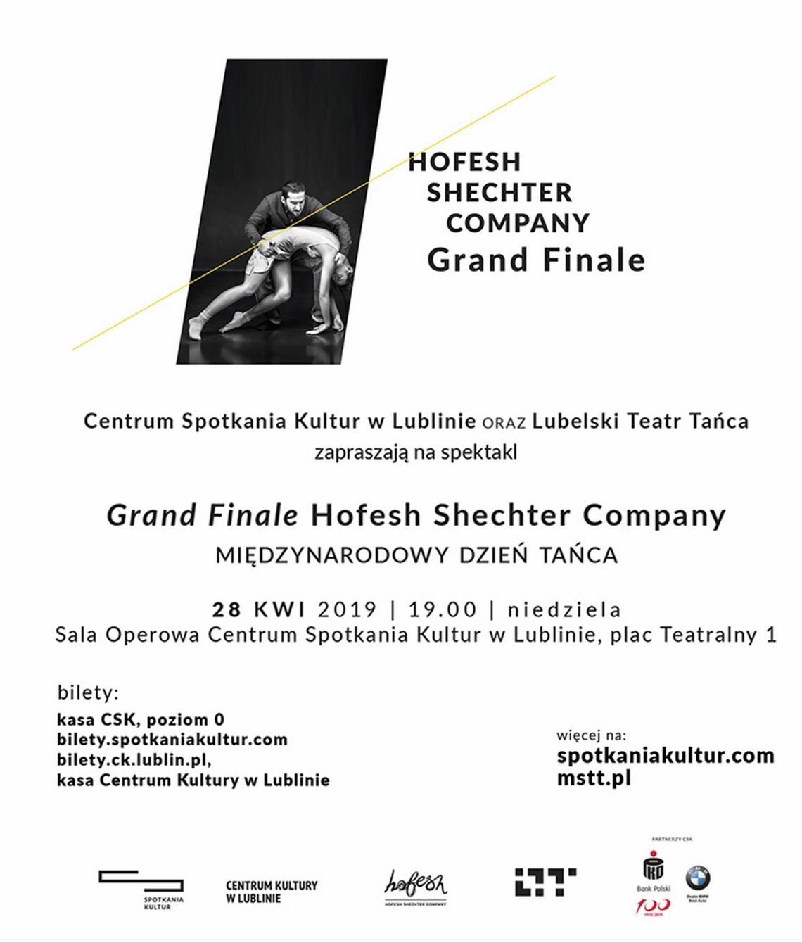 Spektakl "Grand Finale Hofesh Shechter Company" /28 kwietnia 2019