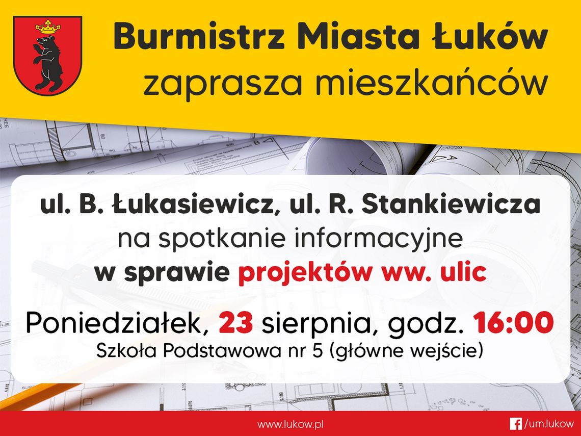 Spotkanie dla mieszkańców ul. B. Łukasiewicz i R. Stankiewicza