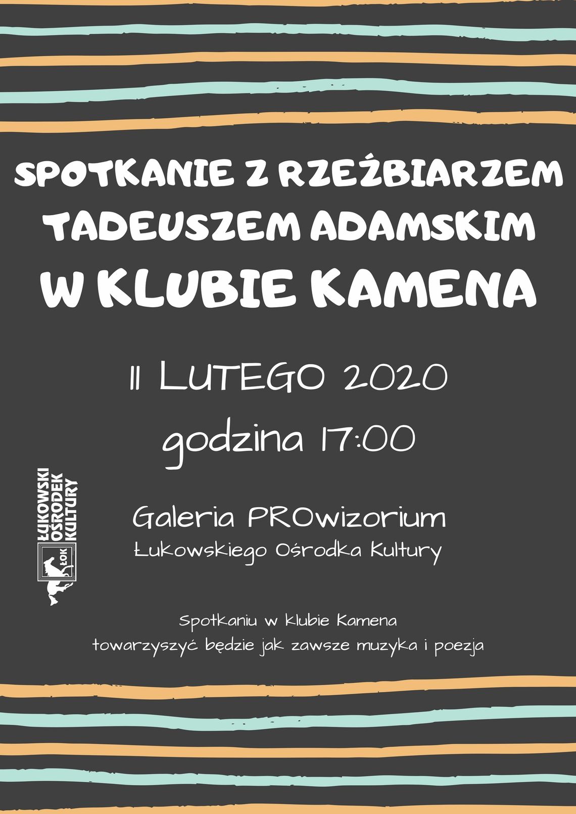Spotkanie z rzeźbiarzem Tadeuszem Adamskim w Klubie Kamena /11 lutego 2020