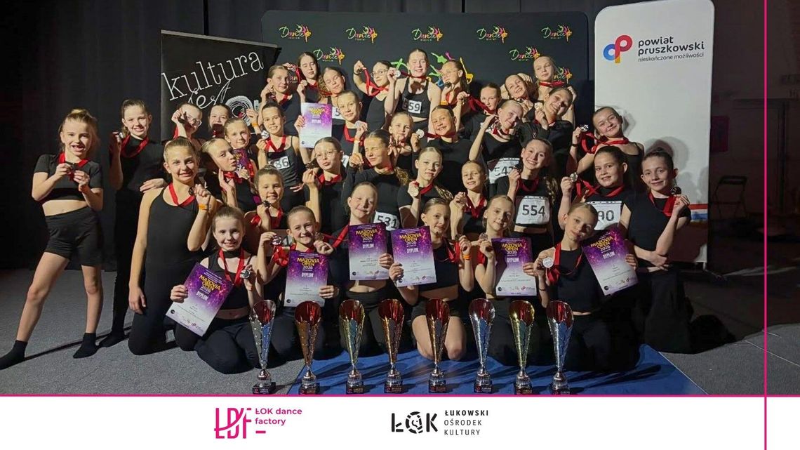 Sukcesy ŁOK Dance Factory na Ogólnopolskim Festiwalu Mazovia Open 2026