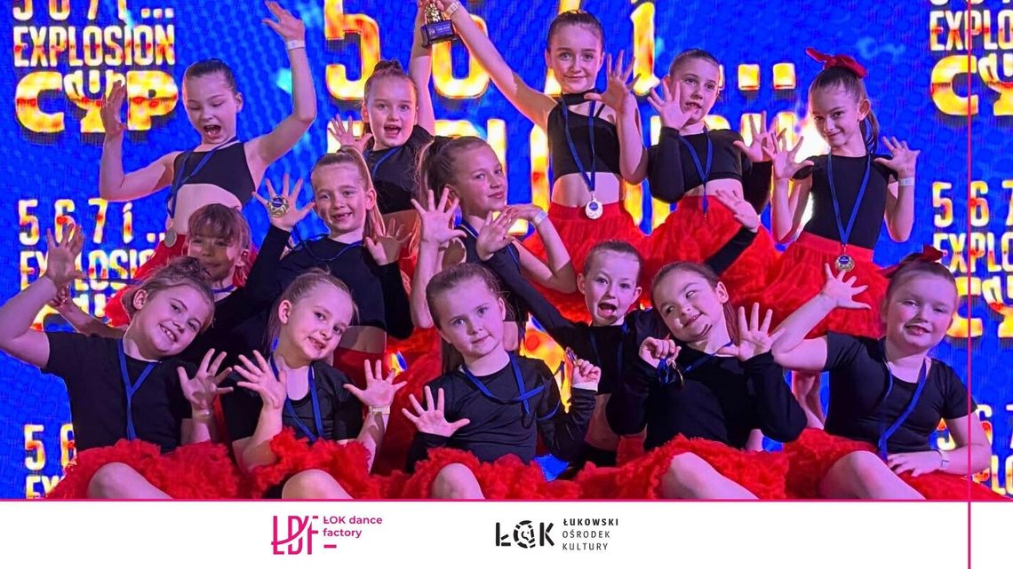 Sukcesy ŁOK Dance Factory na Ogólnopolskim Turnieju Tańca Explosion Cup w Żyrardowie!