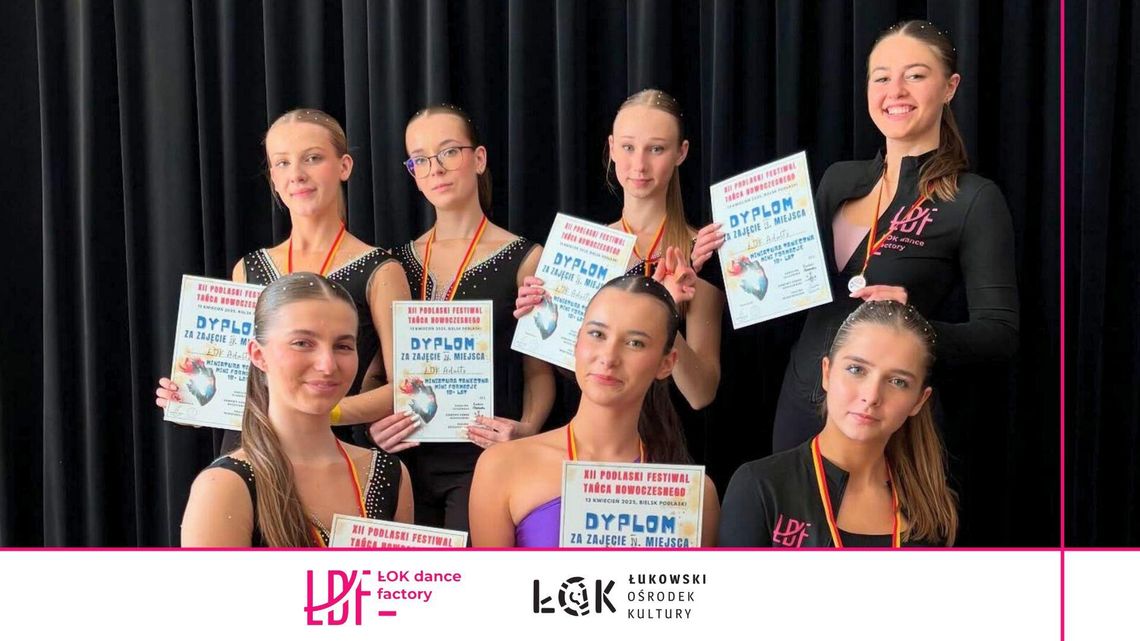 Sukcesy ŁOK Dance Factory na XII Podlaskim Festiwalu Tańca Nowoczesnego [FOTO]