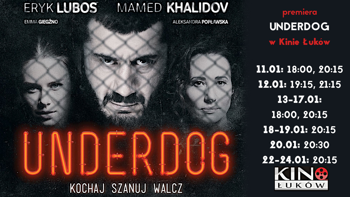 "Underdog" w Kinie Łuków /od 11 stycznia 2019 /premiera