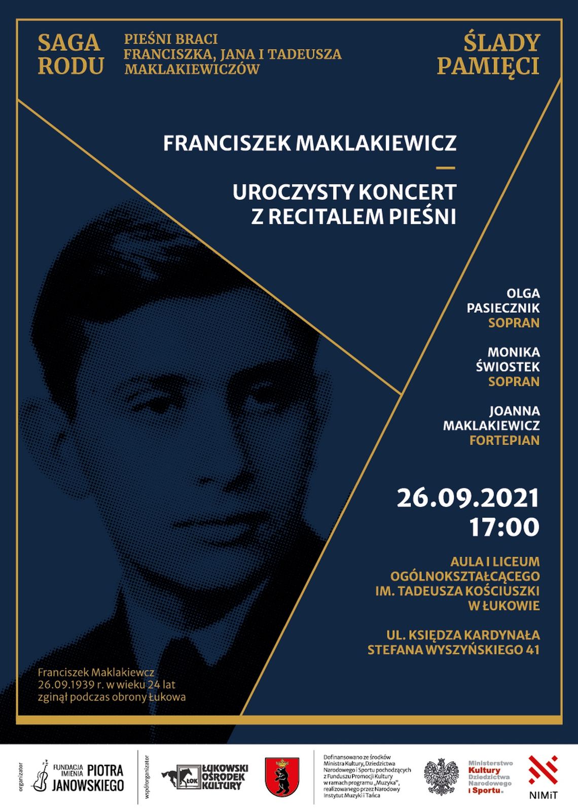 Uroczysty koncert z pieśniami Franciszka Maklakiewicza /26 września 2021