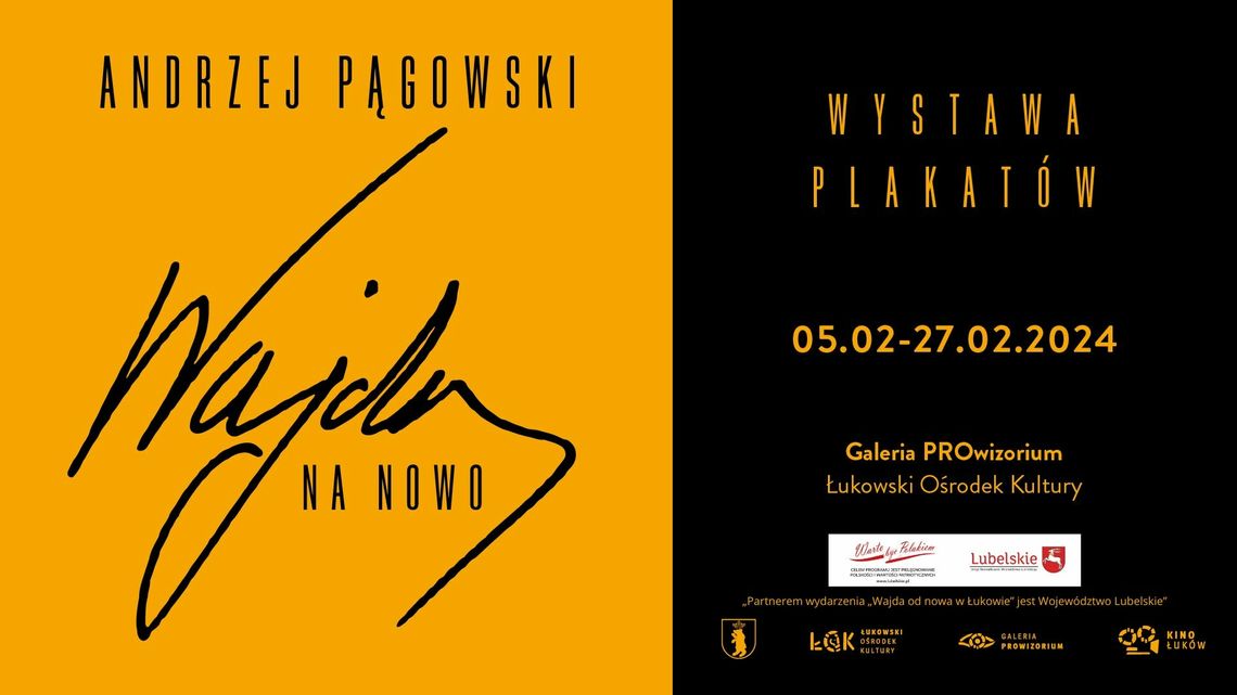 "Wajda na nowo". Wystawa plakatów Andrzeja Pągowskiego /5-27.02.24