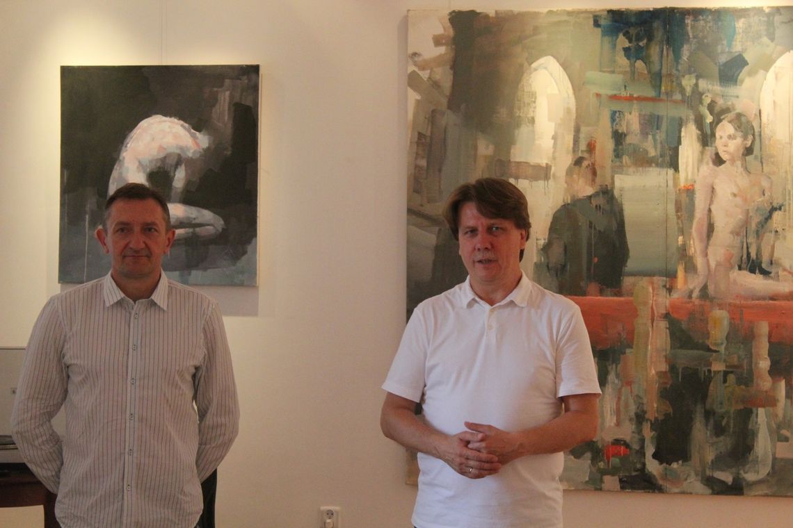 Wernisaż wystawy Marcina Ziółkowskiego "Spojrzenie" w Galerii PROwizorium Łukowskiego Ośrodka Kultury