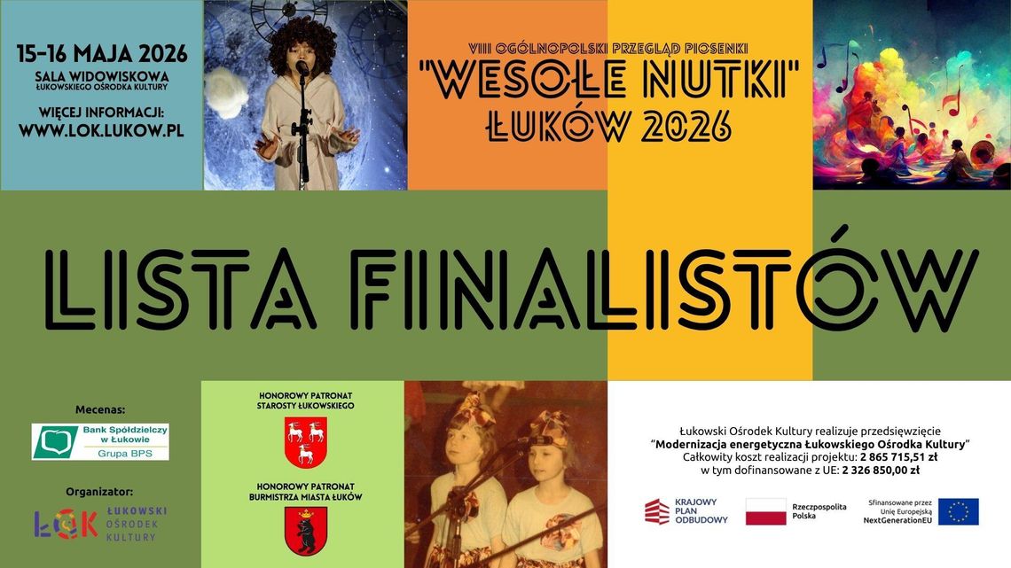 Wesołe Nutki 2026: Lista finalistów Wesołe Nutki 2026: Lista finalistów