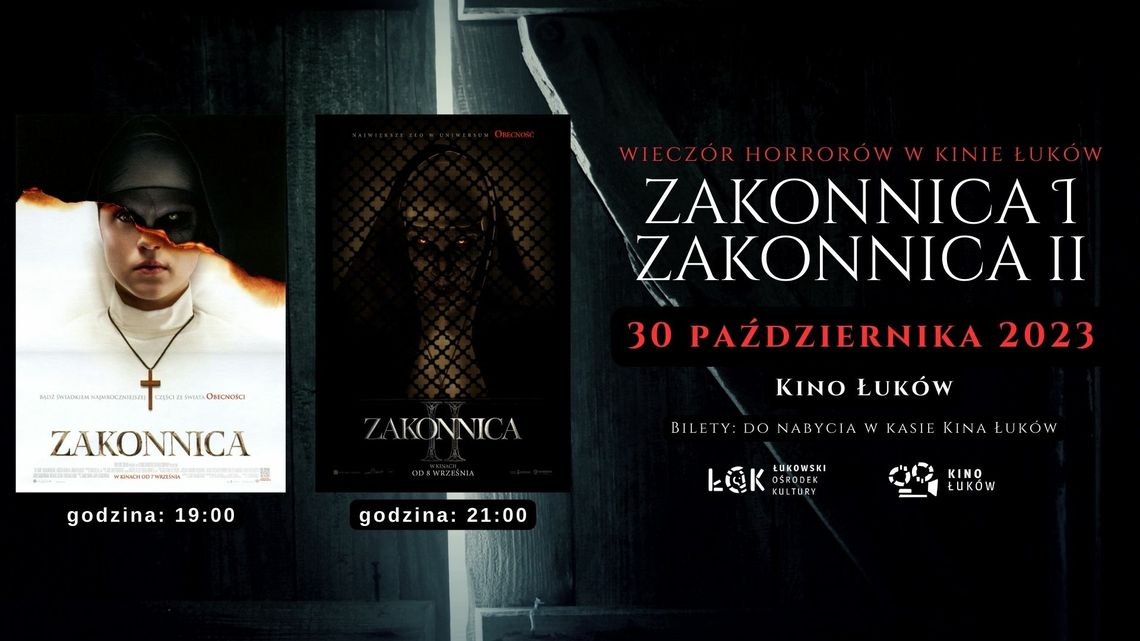 Wieczór horrorów w Kinie Łuków /30.10.23