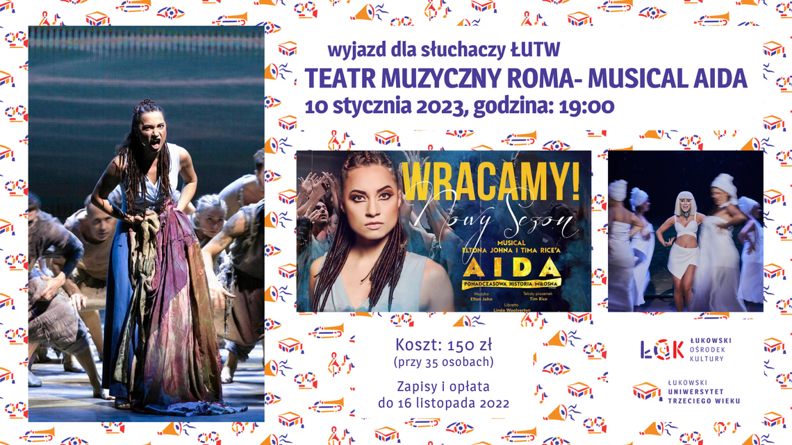 Wyjazd ŁUTW: Teatr Muzyczny Roma w Warszawie /10.01.23